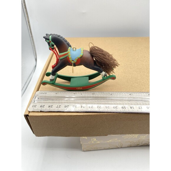 Hallmark 1994 Keepsake Rocking Horse Christmas Ornament - # 14 in Series Vintage - Picture 5 of 5